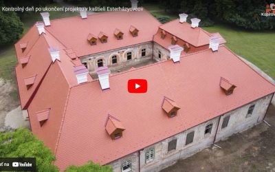 Inspection day after the end of the project in the Esterházy mansion